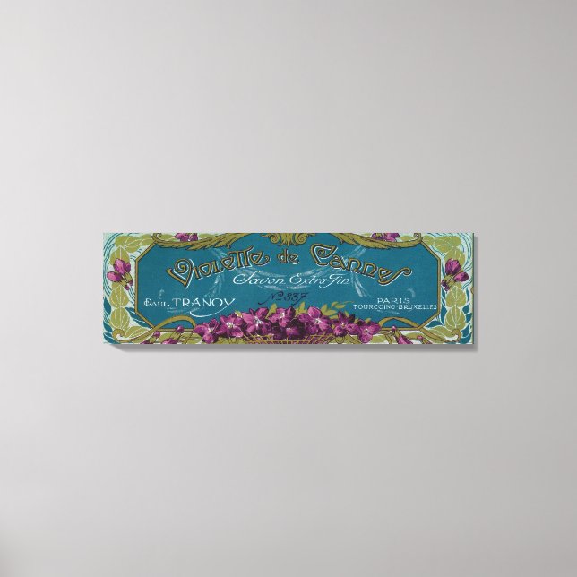 Toile Violette De Cannes LabelParis, France (Recto)