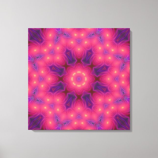 Toile violette et rosée fractée (Recto)