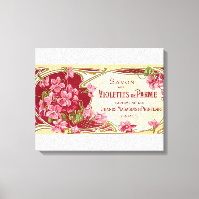 Toile Violettes De Parme LabelParis, France (Recto)