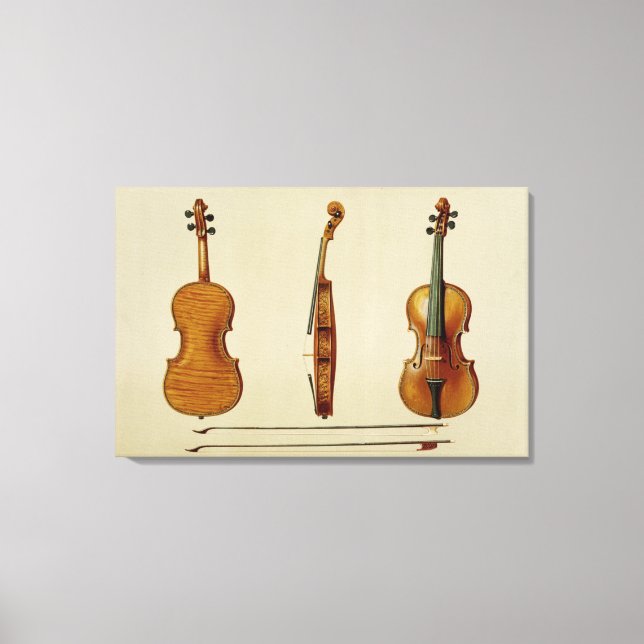 Toile Violon Hellier fabriqué par Antonio Stradivarius ( (Recto)
