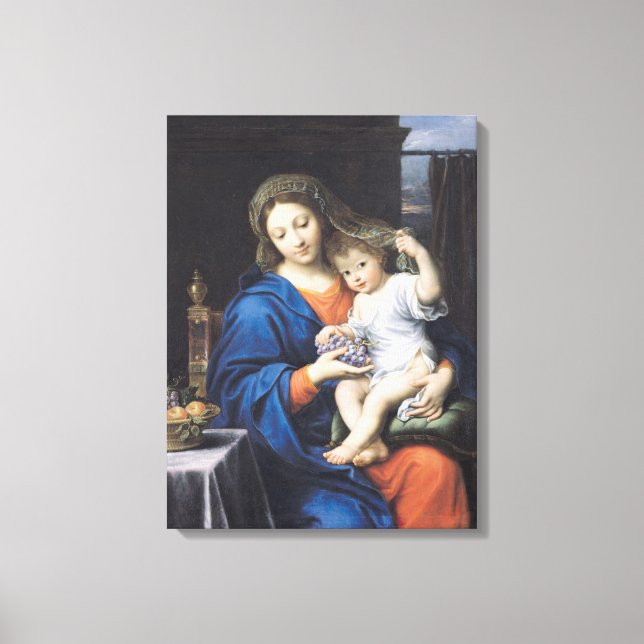 Toile Virgin of the Grapes, 1640-50 (Recto)