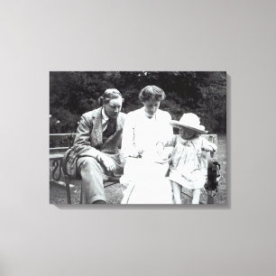 Toile Virginia Woolf avec Clive et Julian Bell, 1910