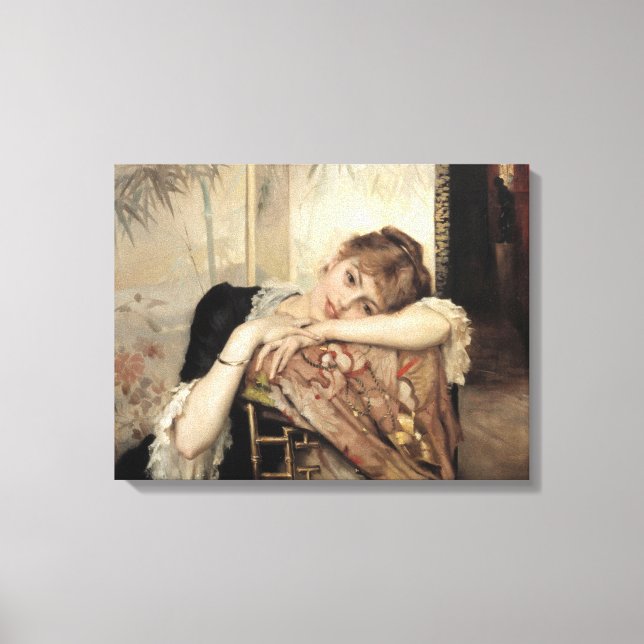 Toile Virginie (La Parisienne) (par Albert Edelfeel) (Recto)