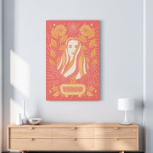 Virgo Celestial Zodiac Pastel Dreams Mur Arts