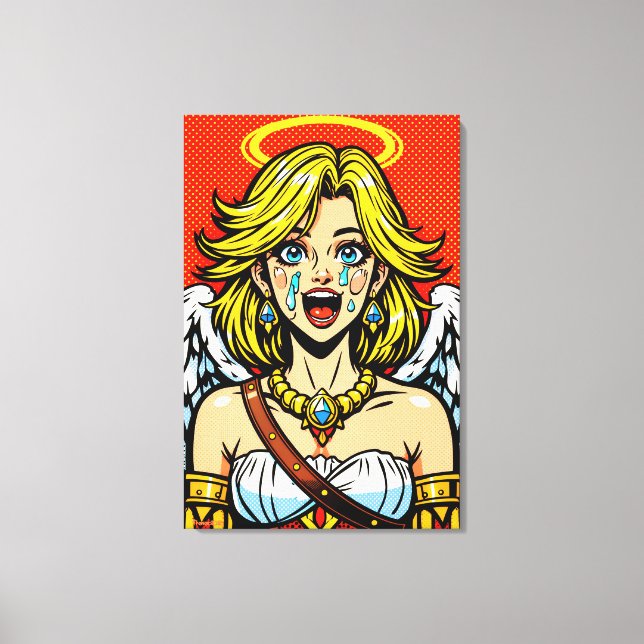 Toile Visage d'ange_PopART (Recto)