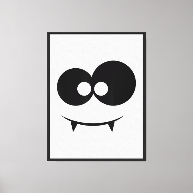 Toile Visage de Fantôme d'Halloween  (Recto)