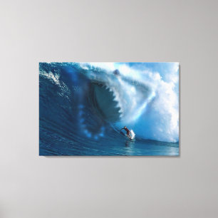 Toile Visage de requin