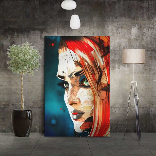 Toile Visages - 003 (Créateur téléchargé)