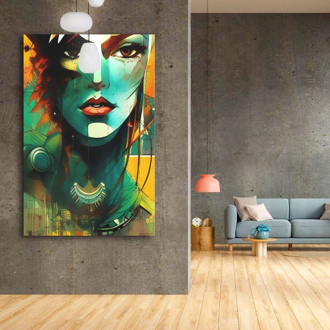 Toile Visages - 005 (Créateur téléchargé)