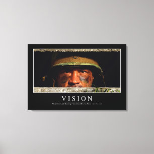 Toile Vision : Citation inspirante