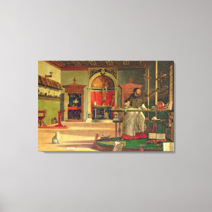Toile Vision de St. Augustine, 1502-08 (huile sur toile)