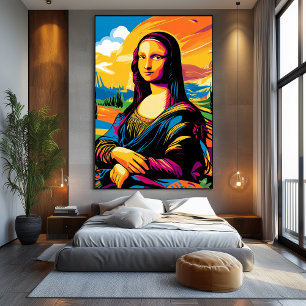 Toile Vision Pop Art de La Joconde