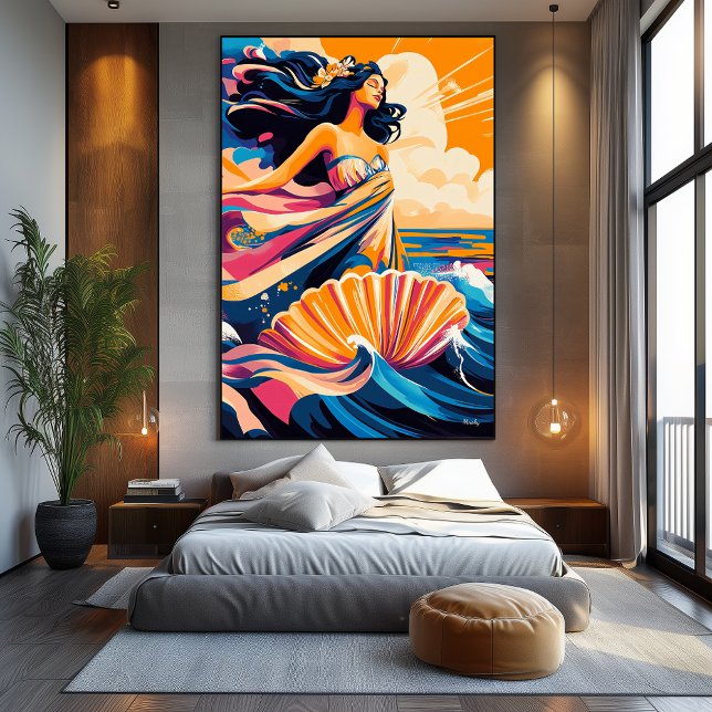 Toile Vision Pop Art de La Naissance de Vénus (Créateur téléchargé)