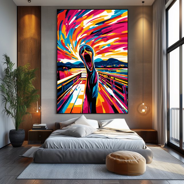 Toile Vision Pop Art de The Scream (Créateur téléchargé)