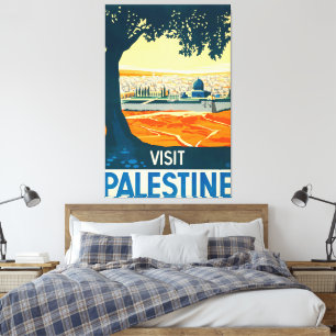 Toile Visitez la Palestine