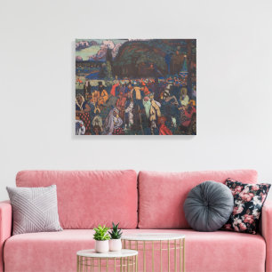 Toile Vitalité Abstraite, Wassily Kandinsky Vie Colorée
