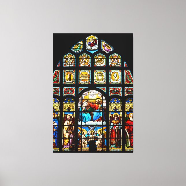 Toile vitrail d'église (Recto)