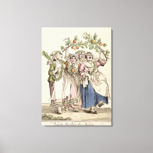 Toile Vive le Roi, Vive la Nation (Recto)