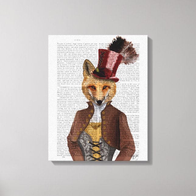 Toile Vivienne Steampunk Fox (Recto)