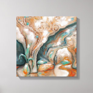 Toile Vivre dans un avenir radieux