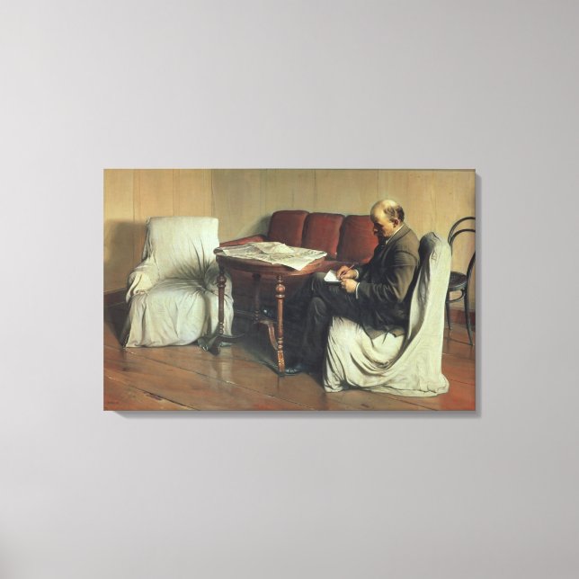 Toile Vladimir Lénine à Smolny, 1930 (Recto)