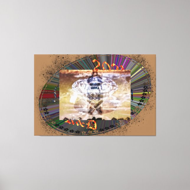 Toile Vodka absolue (Recto)