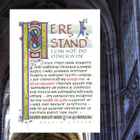 VOICI STAND DIEU AIDEZ-MOI MARTIN LUTHER CITER