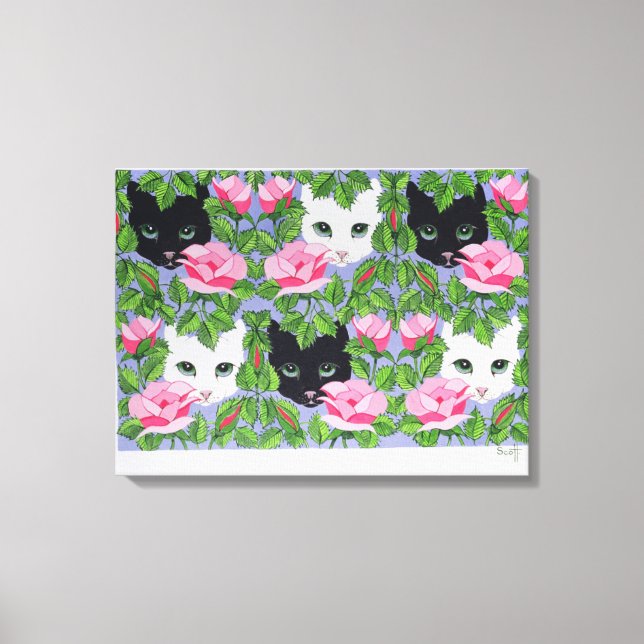 Toile Voici vous regardant (Recto)