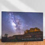 Toile Voie Lactée Galaxie sur le Rocher de la Cathédrale<br><div class="desc">Cette belle image de l'espace aérien de nuit a été capturée dans le ciel sombre de Sedona, en Arizona en 2017. La photo montre la galaxie de la Voie Lactée sur Cathedral Rock, à Sedona, Arizona, États-Unis. Le texte descriptif peut être modifié ou supprimé, selon vos préférences. Ce magnifique visuel...</div>