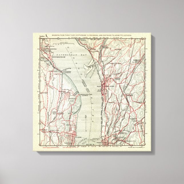 Toile Voies cyclables à New York et Conneticut 3 (Recto)