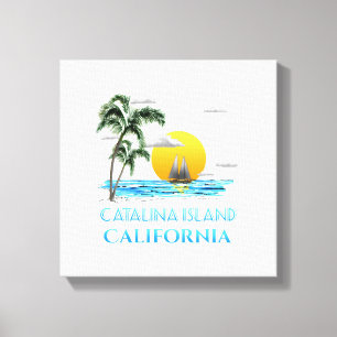 Toile Voile Catalina Island California Sailboat