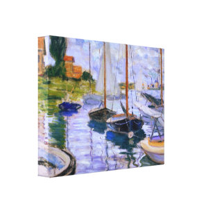 Toile Voiliers de Claude Monet sur la Seine à petit 1874