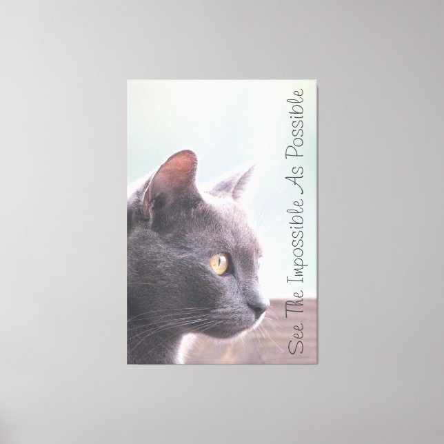 Toile Voir L'Impossible Le Plus Possible (Recto)