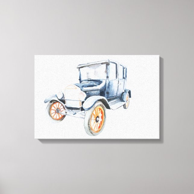 Toile Voiture ancienne. (Recto)