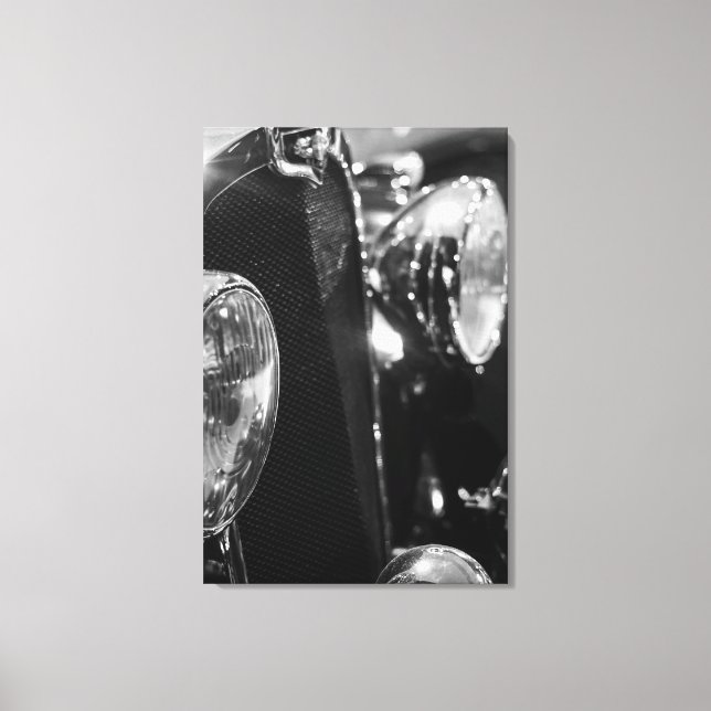 Toile Voiture Classique Ancienne (Recto)