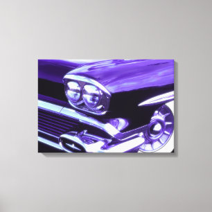 Toile Voiture classique : Chevrolet 1958