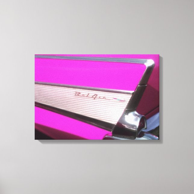 Toile Voiture classique : Chevrolet Bel Air (Recto)