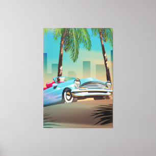Toile Voiture classique rétro