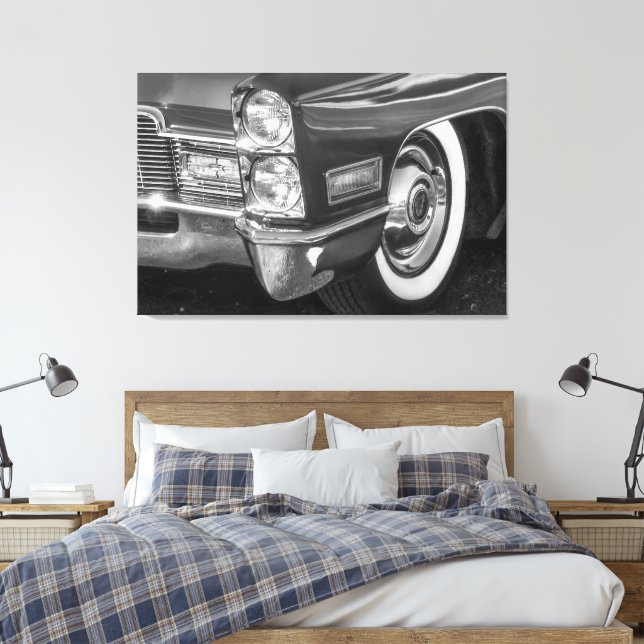 Toile Voiture classique vintage Cadillac (Insitu(Chambre))