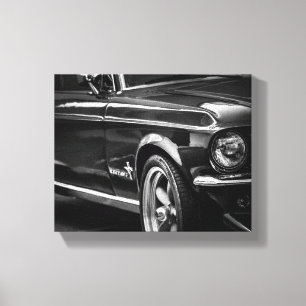 Toile Voiture de conduite classique Old Muscle