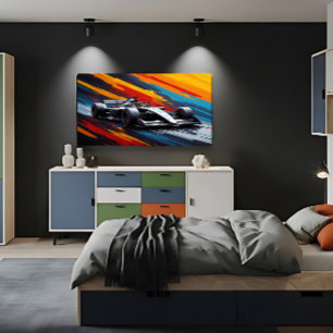 Toile Voiture de course Speedy pour le sport automobile