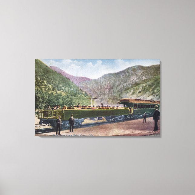 Toile Voiture ferroviaire d'observation (Recto)