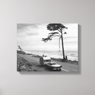 Toile Voiture tirant la remorque