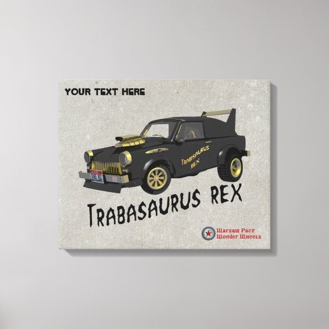 Toile Voiture Trabant Est Allemande Personnalisée (Recto)