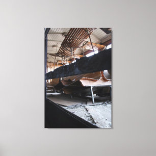 Toile Voitures de tourisme murs en bois sur Le Mastrou C