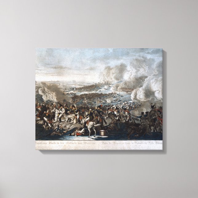 Toile Vol Napoléon de la bataille de Waterloo (Recto)