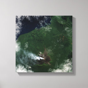 Toile Volcan d'Ulawun de sommet de New Britain