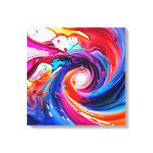 Vortex arc-en-ciel liquide