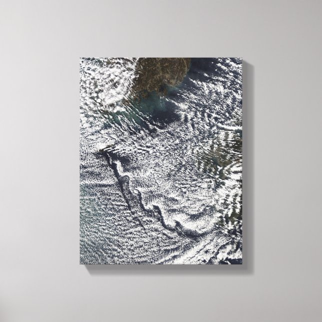 Toile Vortices nuageuses de Cheju Do, Corée du Sud 2 (Recto)