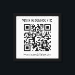 Toile Votre nom d'entreprise et votre code QR modifié<br><div class="desc">Ajoutez simplement l'URL de votre site Web pour créer instantanément un code QR numérisable.</div>